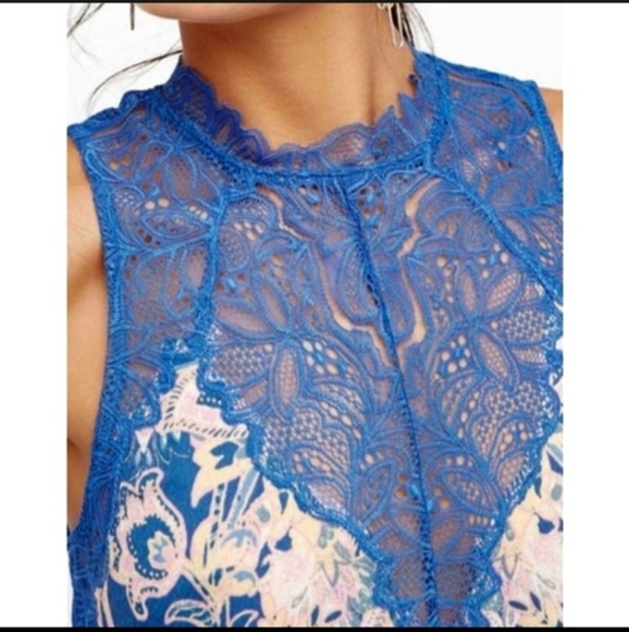 NWOT Free People Intimately Free Marsha Floral Lace Mini Slip Dress - Picture 2 of 12